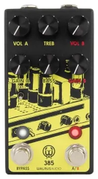 Walrus Audio 385 II Overdrive Black Yellow