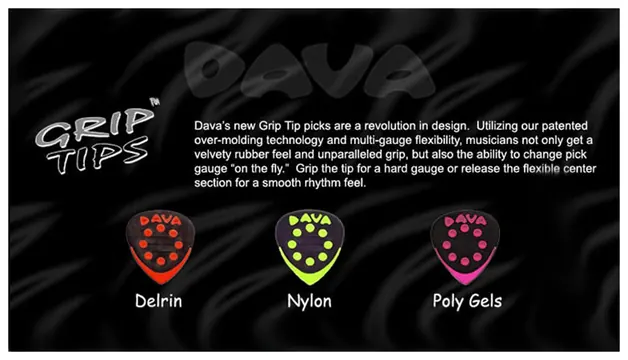 Dava Control Pick Grip Tip Gels