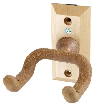 K&M 16220 Gitarren-Wandhalter mit Korkbeschichtung