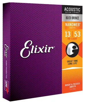 Elixir 11182 Akustik Bronze CL Nano 013-053