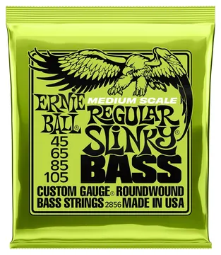 Ernie Ball 2856 Slinky Medium Scale Regular Saiten für E-Bass, .045-105