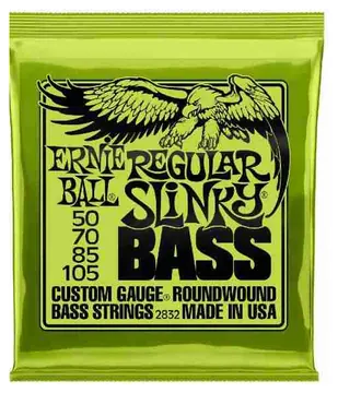 Ernie Ball 2832 Slinky Electric Bass Strings Nickel Wound