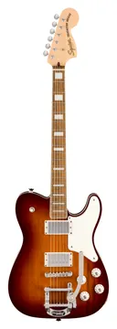 Squier Telecaster Paranormal Troublemaker Deluxe Bigsby, LRL Honey Sunburst