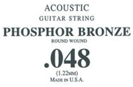 Boston 048 String Guitar String - Phosphor Bronze - 6 Pack BPH-048