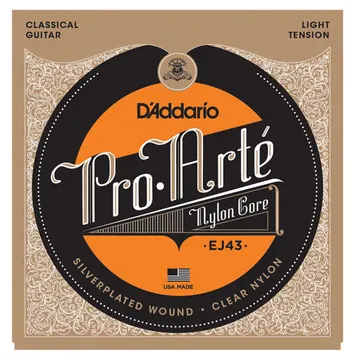 d'Addario Pro-Arté EJ43 Muta di corde per chitarra classica Light Tension
