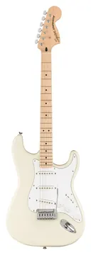 Squier Affinity Stratocaster MN Olympic White Elektrische Gitaar