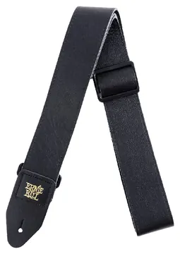 Ernie Ball 4134 Tri Glide Leder Gitarrengurt (50mm), schwarz
