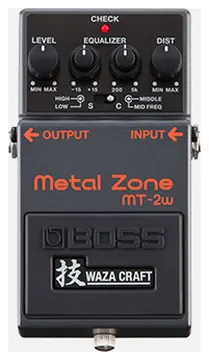 Boss MT-2W Metal Zone Waza Craft Distortion