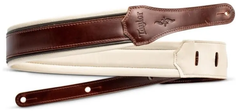 Taylor Renaissance 2.5" Leather Guitar Strap - Cordovan
