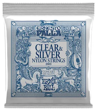 Ernie Ball 2403 Clear & Silver Nylon Classical Guitar String