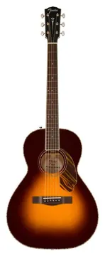 Fender Paramount PS220E Parlor 3 Tone Vitage Sunburst con Case