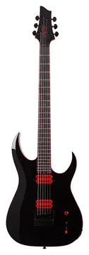 Schecter Sunset-6 Evertune Ex Bariton Rode Dageraad