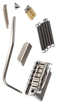 Fender American Ultra Stratocaster Bridge Assembly, Polished Steel