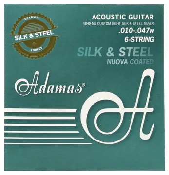 Adamas 4848NU Nuova Silk & Steel Coated 010-047w Phosphor Bronze beschichtet. Saiten Westerngitarre