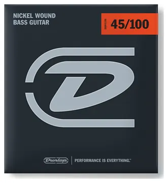 Dunlop Nickel 4-String Bass String Set | 45-100 Gauge