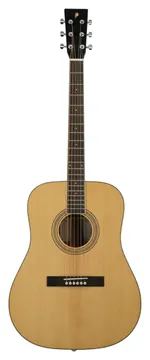 Prodipe SD150 Guitare Folk Acoustique Auditorium Naturelle