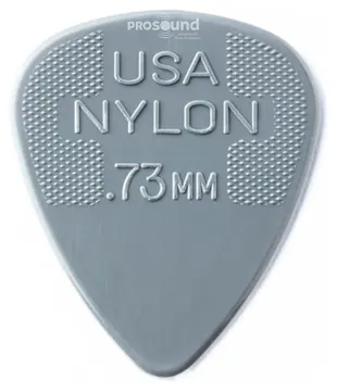 Dunlop Palheta Jim Dunlop Nylon 0.73 Cinza para Guitarra Elétrica
