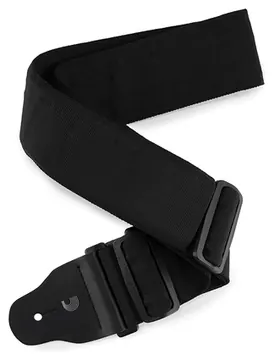 D_Addario D'addario 74T000 Courroie Basse Nylon Avec Coussin Interne - Noir