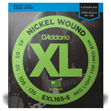 D'Addario D’addario EXL165-5 45-135