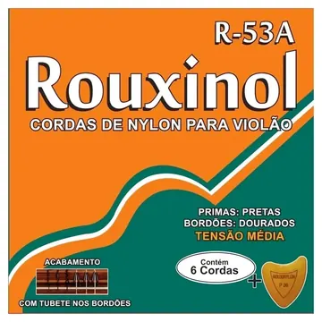 Rouxinol Encordoamento Para Violão Rouxinol R53A NY Amareladas