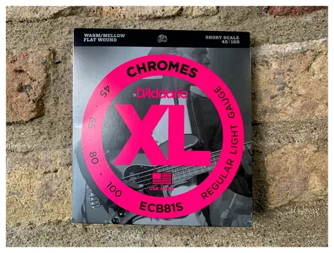 D'Addario Chromes ECB81S 45-100 Short Scale