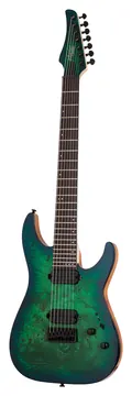 Schecter C-7 Pro Aqua Burst