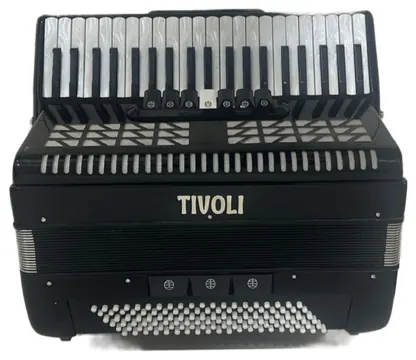 Tivoli Acordeon 41 Teclas 120 Baixos Preto - Tivoli