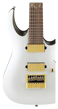 Ibanez K7YANG 'Head' Signature 7-String In White Flat