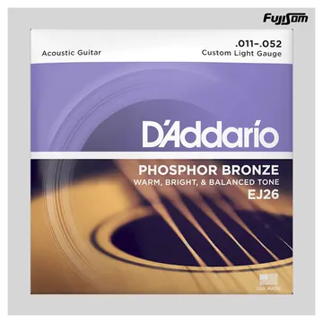 Daddario Encordoamento Daddario Para Violão Aço 011 EJ-26| Fujisom
