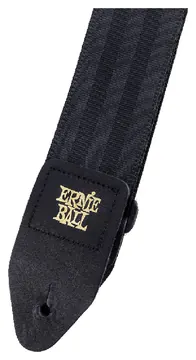 Ernie Ball 4139 Seatbelt Nylon Gitarrengurt (50mm), schwarz