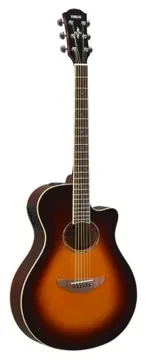 Yamaha APX600 Eletroacustico Flat Old Violin Sunburst Cor:old Violin Sunburst