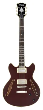 D'Angelico Excel Mini DC Tour Solid Wine Chitarra semiacustica