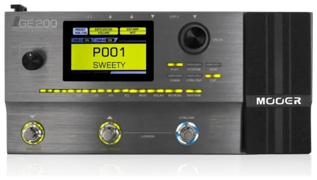 Mooer Pedaleira Mooer GE200 GE Series Multiefeitos p/ Guitarra