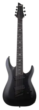 Schecter C-7 SLS Elite Multi Scale Evil Twin Satin Black