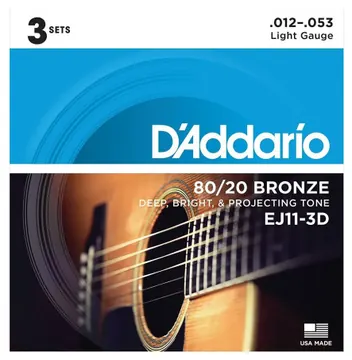Daddario EJ11-3D
