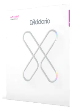 D'Addario 45-100 Regular Light, Long Scale, XS Nickel Bass Guitar Strings XSB45100