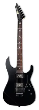 ESP KH2NECKTHRU-BLK "signature Kirk Hammet" Guitare Electrique Noire