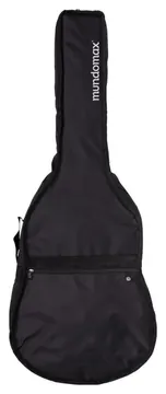 Mundomax Capa para Violão Folk Extra Nylon 600 Preta Mundomax