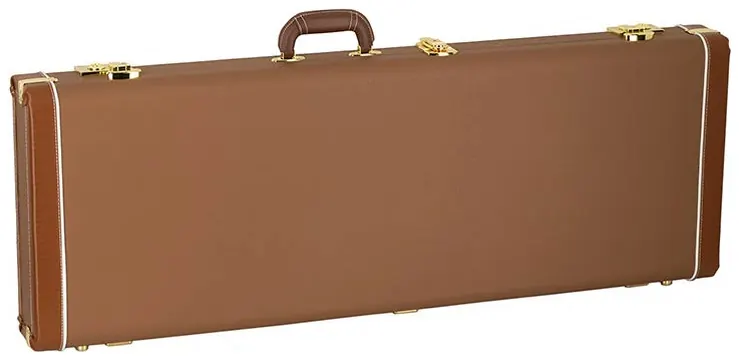 Boston California Series DGC-ST-BR electric guitar case brown tolex + brown leatheroid