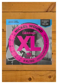 D'Addario EXL150 10-46 Regular Light 12-String Electric Guitar Strings