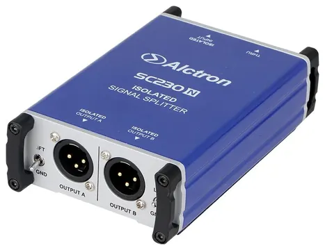 Alctron SC230N Splitter Microfonico DA 1 IN A 2 Out + Thru
