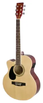 Daytona A401CE ELECTRIFICADA NATURAL ZURDA MINI JUMBO
