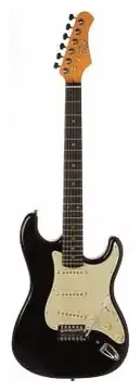 Eko S-300 Vintage Black - Chitarra Elettrica Nera