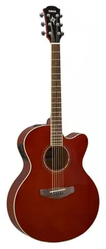 Yamaha CPX600 RTB ROOT BEER Chitarra Elettroacustica Cutaway Medium Jumbo lucida