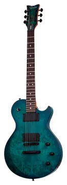 Schecter Solo-II Standard Ocean Blue Burst