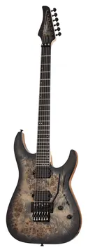 Schecter C-6 Pro Fr Charcoal Burst