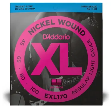 D'Addario EXL170 - XL Bass Nickel Wound, Long Scale 45-100