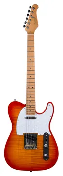 Seizi Vintage Saitama Plus Flamed Cherry Burst com Bag