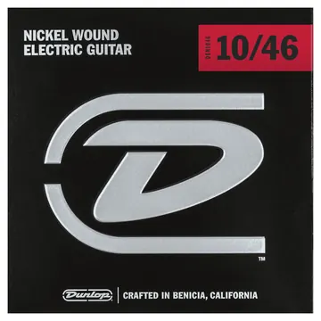 Dunlop DEN1046 "performance +" Jeu DE Cordes Guitare Electrique 10-46