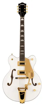 Gretsch G5422TG Electromatic Classic Hollow Body Double-Cut with Bigsby and Gold Hardware Snowcrest White
